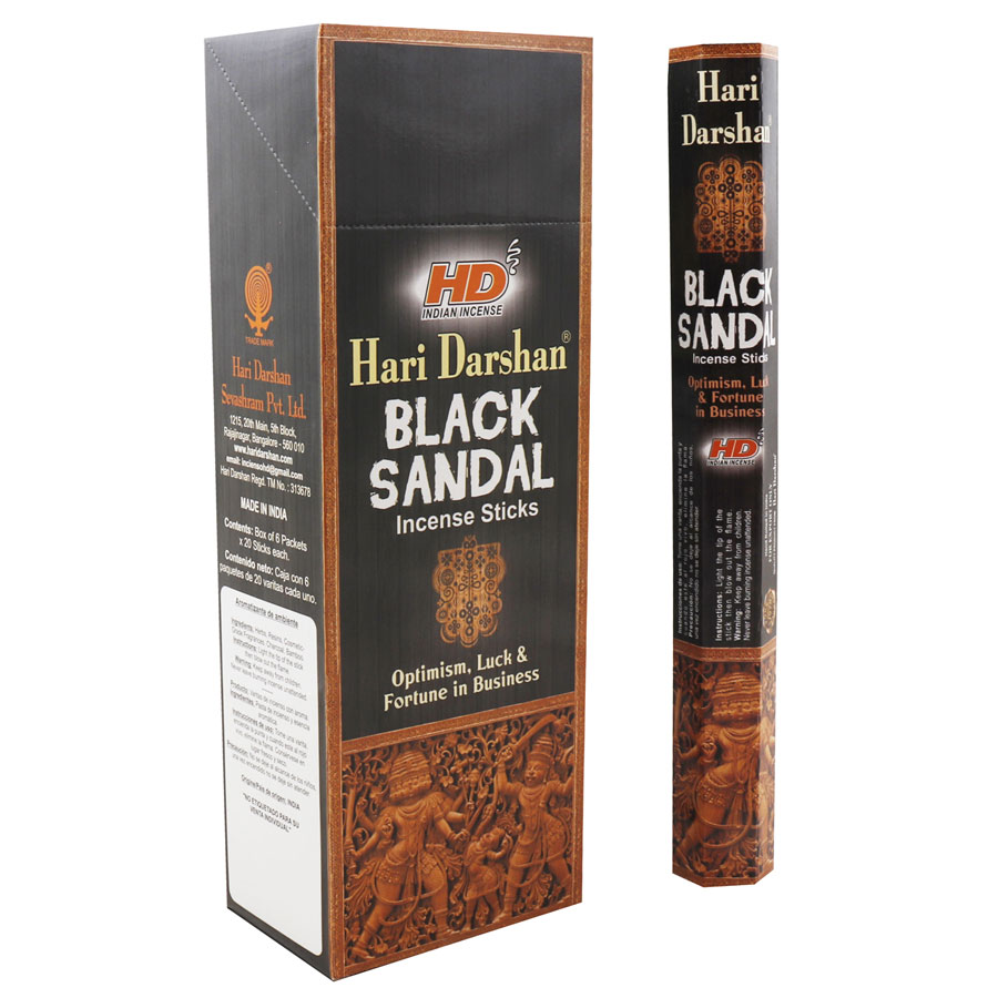 HARI DARSHAN BLACK SANDAL / SANDALO NEGRO