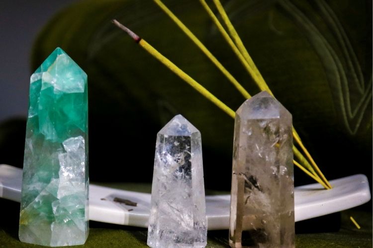 How to Clean Crystals With Incense Aroma